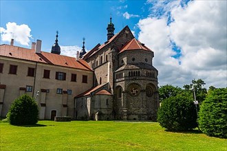 Unesco site Jewish Quarter and St Procopius' Basilica in Trebic, Czech Republic