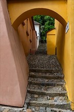 Unesco site Jewish Quarter and St Procopius' Basilica in Trebic, Czech Republic