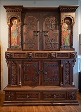 Wartburg, two-storey cabinet with depiction of the four evangelists