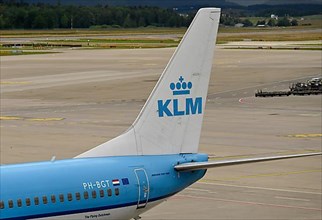 Tail fin aircraft KLM Royal Dutch Airlines, Boeing 737-700