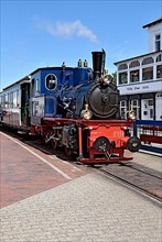 Historical steam locomotive of the Borkumer Kleinbahn, Borkum