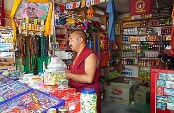 Monk's shop, Diskit Monastery or Deskit Gompa