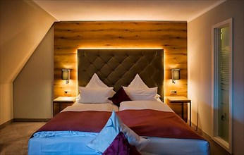 Double room, 5-star luxury hotel Burghotel Burg Staufeneck