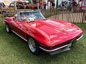 Classic historic sports car US muscle car Chevrolet Corvette C2 Sting Ray Stingray from 60s 1965, Classic Days