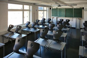 Empty classroom, Corona crisis