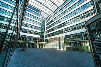 Modern glass building architecture, Stuttgart