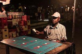 Man with gambling, Boulevard Poincare folk festival