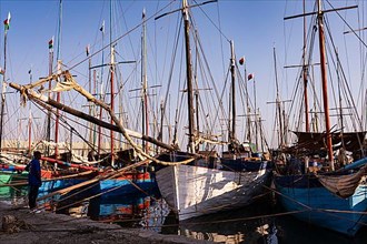 Fishing boats in the Arab quarter, old harbour