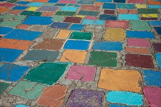 Colourful floor, Balboa Park