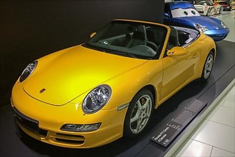 Porsche 911 997 cabriolet 4 with all-wheel drive, Porsche Museum