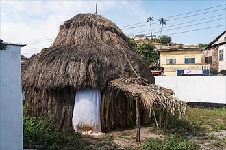 Grass hut, ancestral beliefs