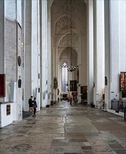 Interior design in the Catholic Church Bazylika Mariacka, Gdansk