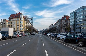 Roadway at Kaiserdamm, Berlin-Charlottenburg