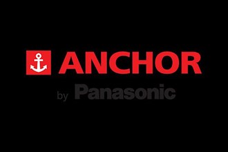 Anchor Electricals Pvt. Ltd. logo, black background