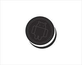 Android Oreo, Rotated Logo
