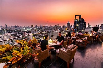 Sofitel rooftop bar, Bangkok