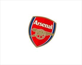 Arsenal F. C. Rotated Logo, White Background B