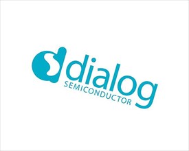 Dialog Semiconductor, rotated logo