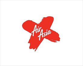 AirAsia X, rotated logo