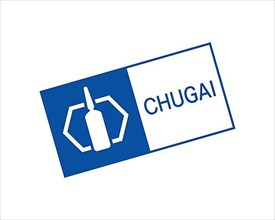 Chugai Pharmaceutical Co. Rotated Logo, White Background
