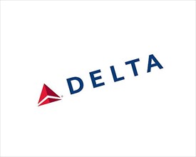 Delta Air Lines, rotated logo