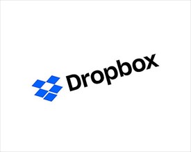 Dropbox service, rotated logo