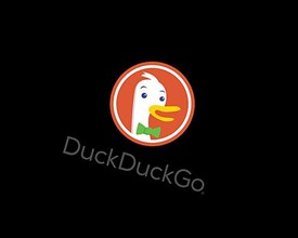 DuckDuckGo, rotated logo