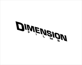 Dimension Films, rotated logo