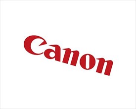 Canon Inc. rotated logo, White background B