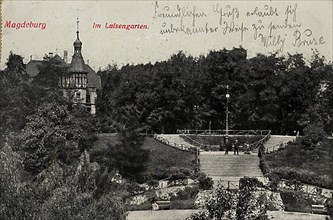 Queen Luise Garden in Magdeburg, Saxony-Anhalt