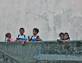 Children in the Santa Teresa district, Rio de Janeiro