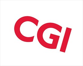 CGI Inc. rotated logo, White background B