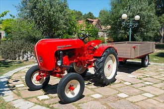 Vintage tractor Porsche_Diesel Junior 4, Dalmatian Ethno Village