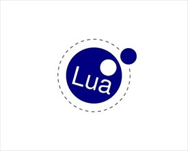 Lua programming language, rotated logo