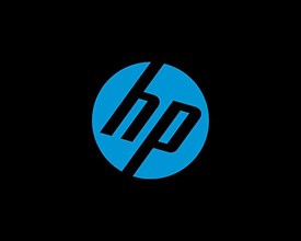 Hewlett Packard, rotated logo