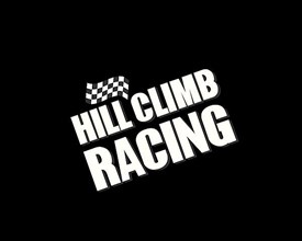 Hill Climb Racing video game, rotated logo