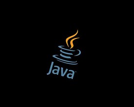 Java programming language, rotated logo