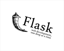 Flask web framework, gedrehtes Logo