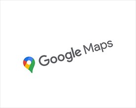 Google Maps, rotated logo