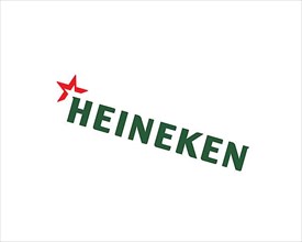 Heineken N. V. rotated logo, white background B