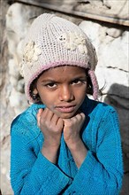 Ladakhi girl, 5 years