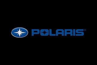 Polaris Inc. logo, black background