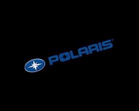 Polaris Inc. rotated logo, black background