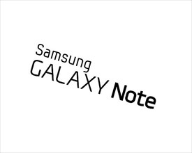 Samsung Galaxy Note original, rotated logo