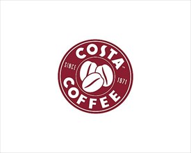 Costa Coffee, rotated logo