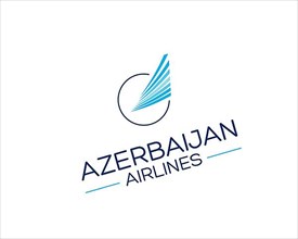 Azerbaijan Airline, rotated logo