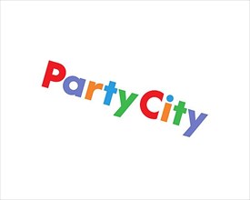 Party City, rotated logo