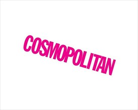 Cosmopolitan magazine, rotated logo