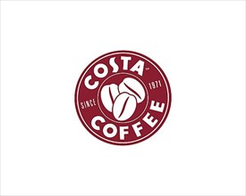 Costa Coffee, rotated logo