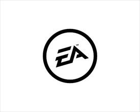 Electronic Arts, rotated logo